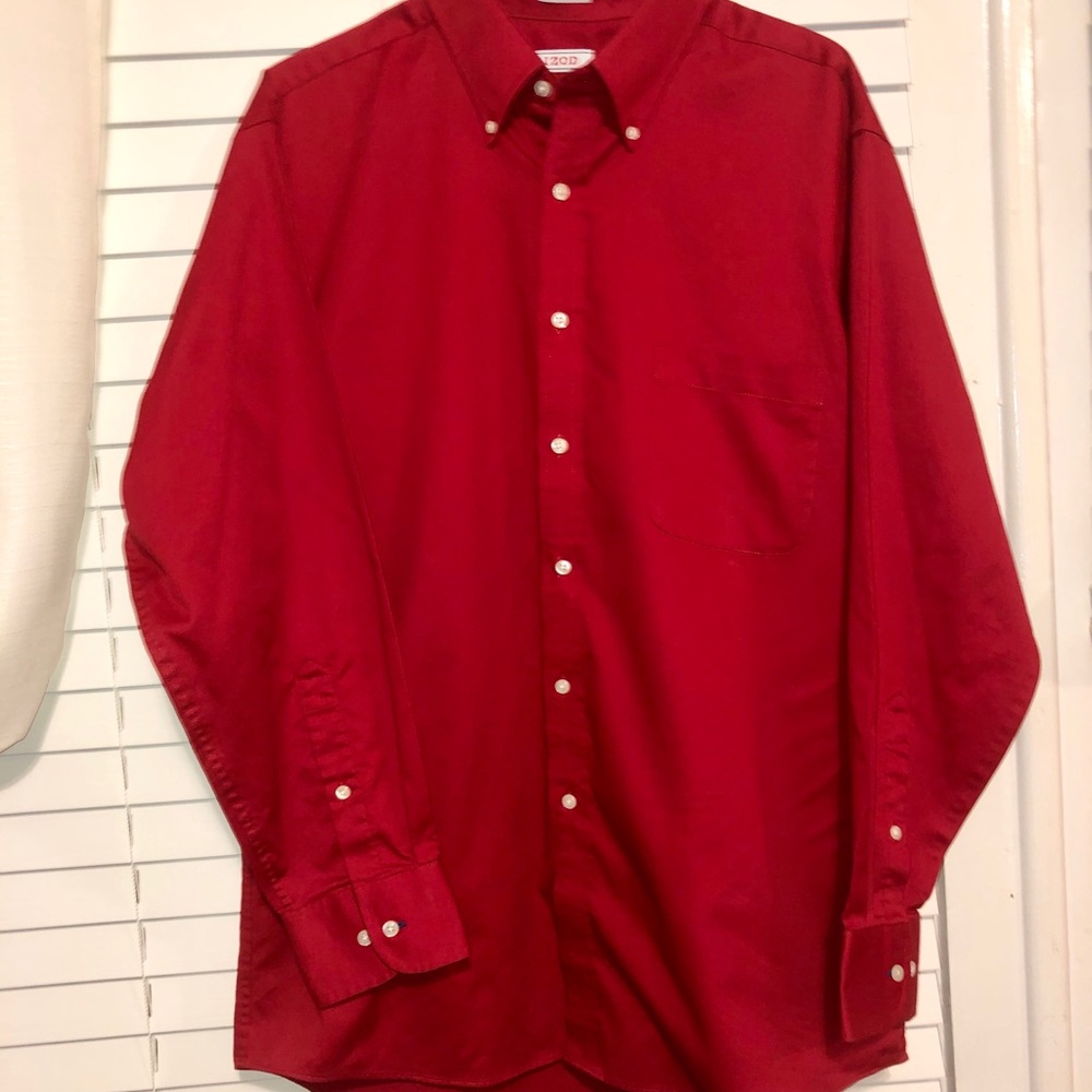 IZOD Regular Fit All Over Stretch Dress Shirt